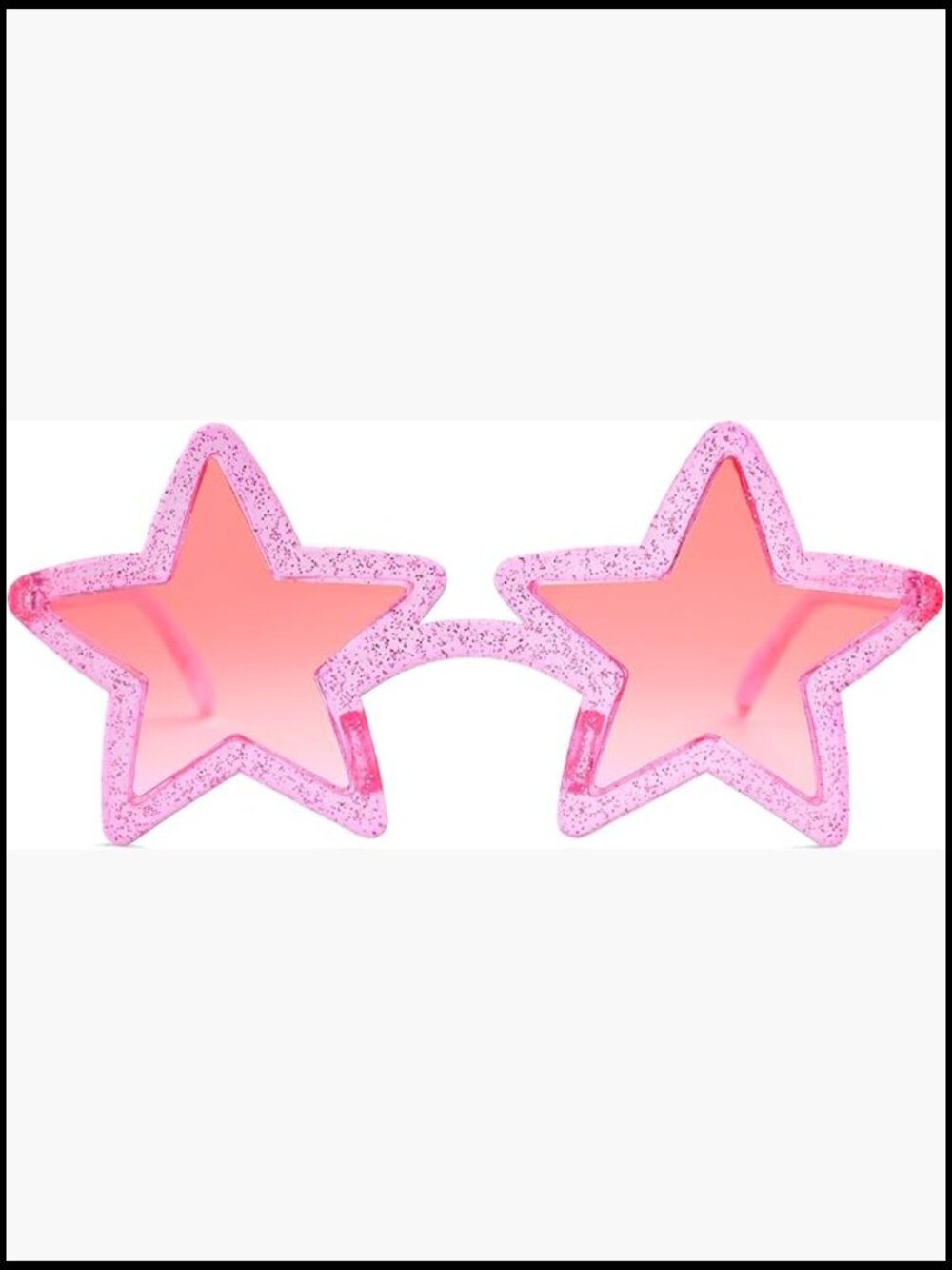 Plastic Star Shape Sunglasses with UV400 Protection Lens